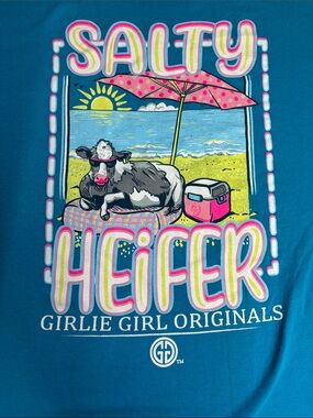 Girlie Girl Women’s Blue Short Sleeve Graphic Tee